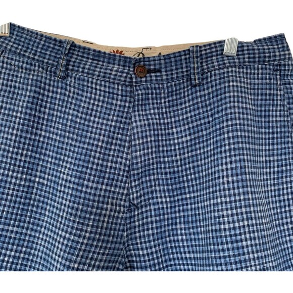 Tommy Bahamas Mens Shorts Size 33 80% Linen 20% Silk Golf Walking Vintage - Picture 10 of 12